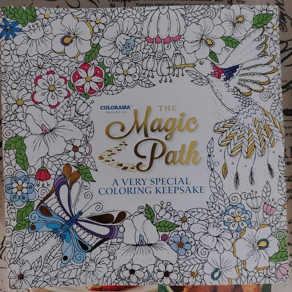 The Magic Path By Colorama VERY SPECIAL COLORING KEEPSAKE - Picture 1 of 6